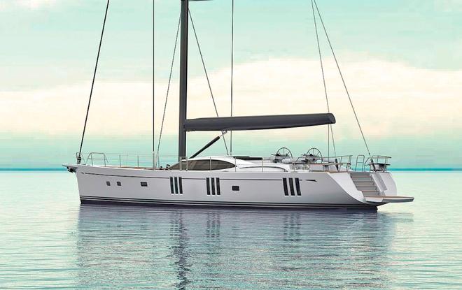 Oyster 895 – White hull © Oyster Yachts