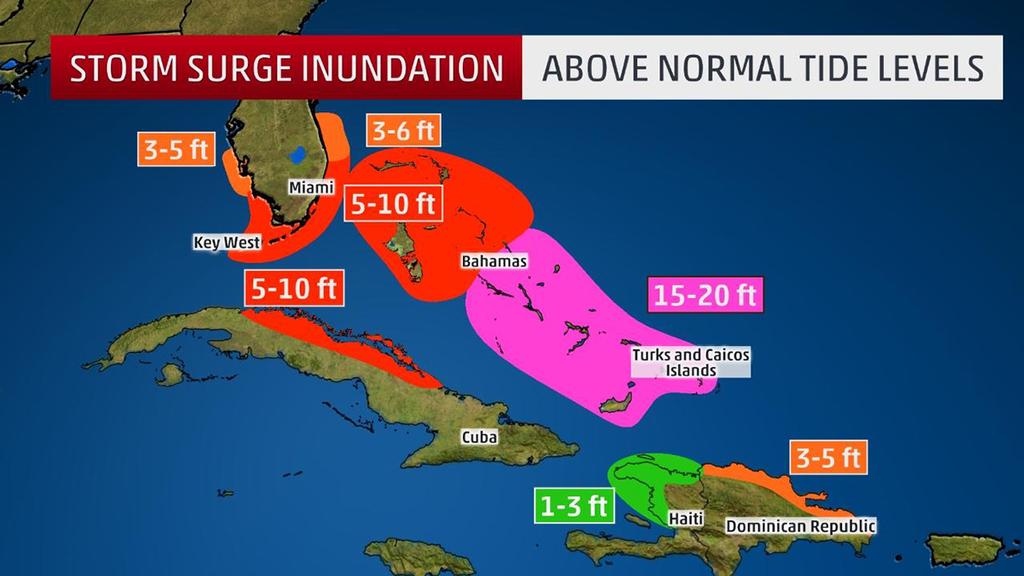 Forecast Storm-Surge Flooding © The Weather Channel