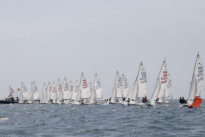 UK Snipe Nationals 2022 start line photo copyright Nicholas Wolstenholme taken at Mount Batten Centre for Watersports and featuring the Snipe class