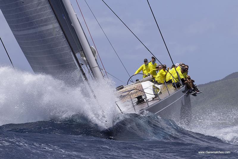 Freya on day one of the 11th Superyacht Challenge Antigua photo copyright Claire Matches / www.clairematches.com taken at  and featuring the Superyacht class