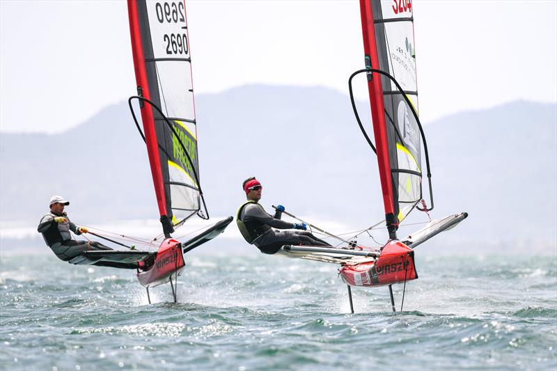 2022 WASZP European Games at Mar Menor, Spain photo copyright James Tomlinson taken at  and featuring the WASZP class