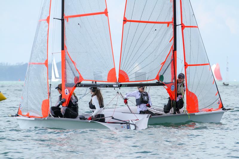 29er - Predictwind Auckland Girls Championships - March 23, 2019 photo copyright Richard Gladwell taken at  and featuring the 29er class