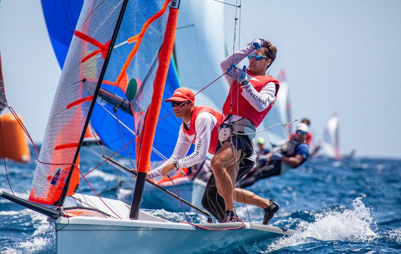 29er World Championships 2022 at El Balís, Spain - Day 6 photo copyright Laura Carrau taken at Club Nautico El Balis and featuring the 29er class