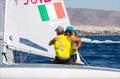 Demetrio SPOSATO/Gabriele CENTRONE (ITA) win U17 Fleet at the 420 Open European Championships in Athens © Nikos Alevromytis / AleN