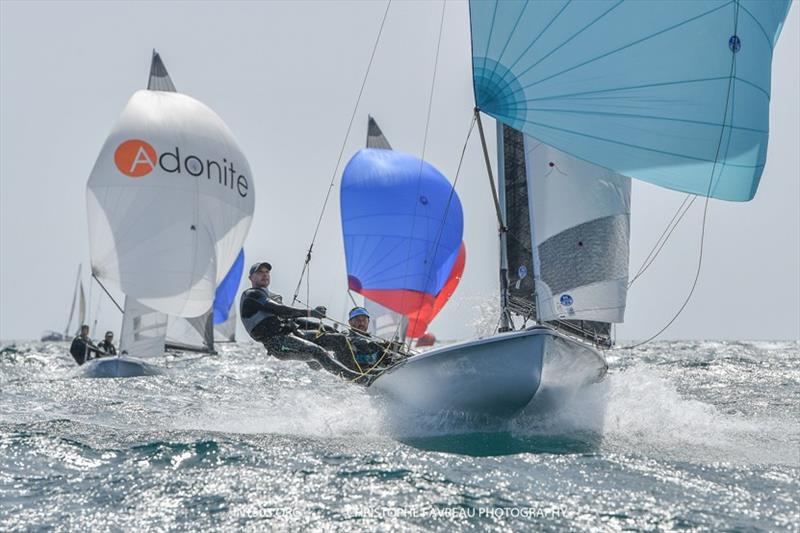 2019 505 Euro Cup at Yacht Club de Cannes - Day 2 photo copyright Christophe Favreau / int505.org taken at Yacht Club de Cannes and featuring the 505 class