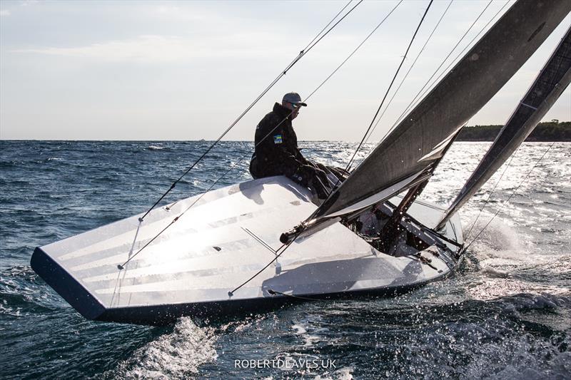 New Moon III - 2022 5.5 Metre French Open at the Regates Royales in Cannes, Day 3 photo copyright Robert Deaves taken at Yacht Club de Cannes and featuring the 5.5m class