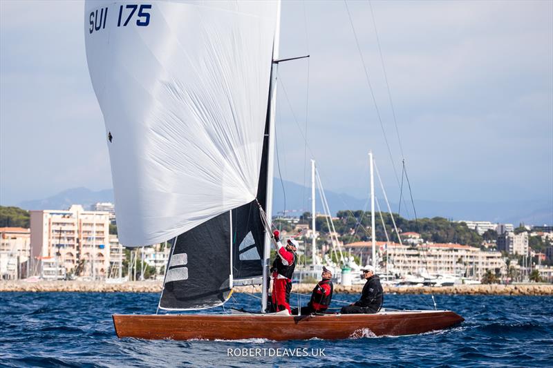 Bellagioia II - 2022 5.5 Metre French Open at the Regates Royales in Cannes, Day 3 photo copyright Robert Deaves taken at Yacht Club de Cannes and featuring the 5.5m class