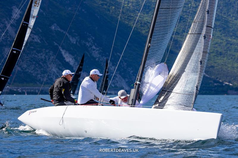The Jean Genie - 5.5 Metre Alpen Cup 2024 photo copyright Robert Deaves taken at Fraglia Vela Riva and featuring the 5.5m class