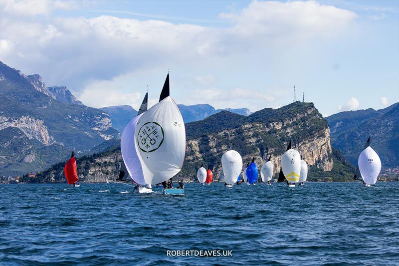 Race 7 - 5.5 Metre Alpen Cup 2024 photo copyright Robert Deaves taken at Fraglia Vela Riva and featuring the 5.5m class