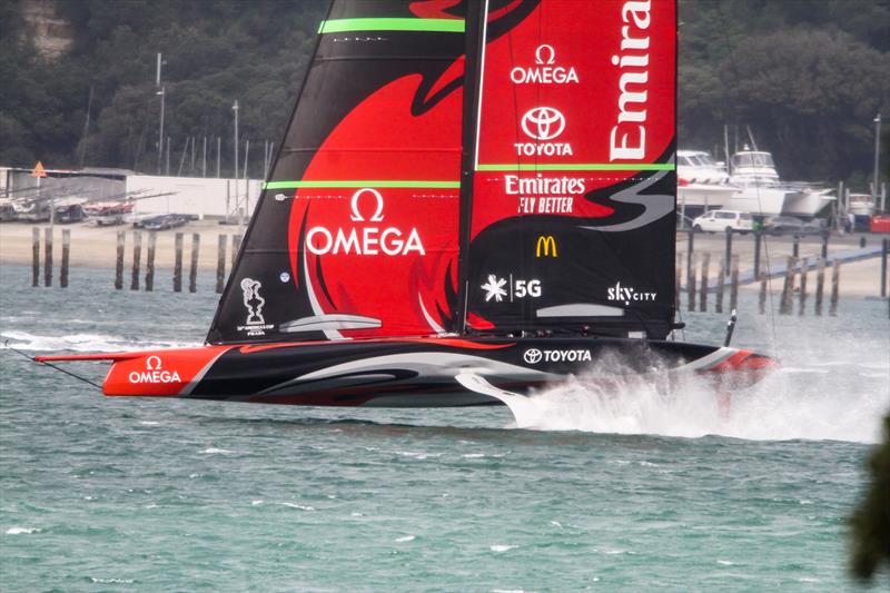 Emirates Team New Zealand - Waitemata Harbour - August 30, 2020 - 36th America's Cup photo copyright Richard Gladwell / Sail-World.com / nz taken at Royal New Zealand Yacht Squadron and featuring the AC75 class