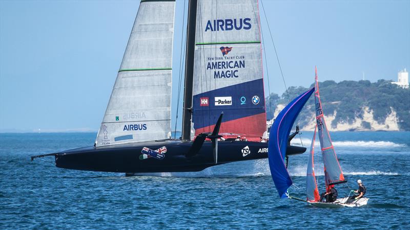 American Magic - Patriot - Waitemata Harbour - January 27, 2021 - 36th America's Cup photo copyright Richard Gladwell / Sail-World.com taken at New York Yacht Club and featuring the AC75 class