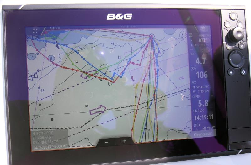 B&G routing options with PredictWind - photo © Mark Jardine