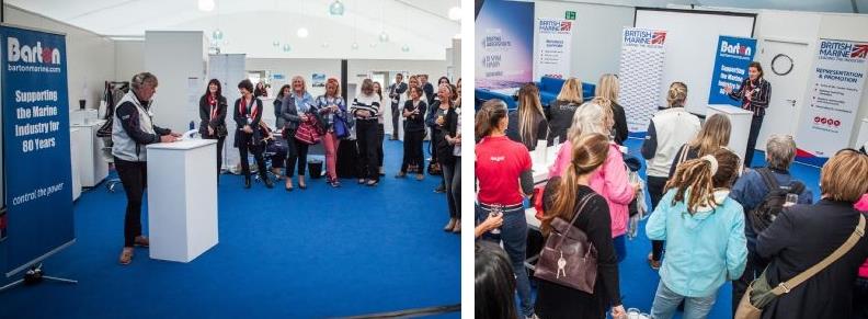 Women in Marine networking event at the Southampton Boat Show - photo © Barton Marine