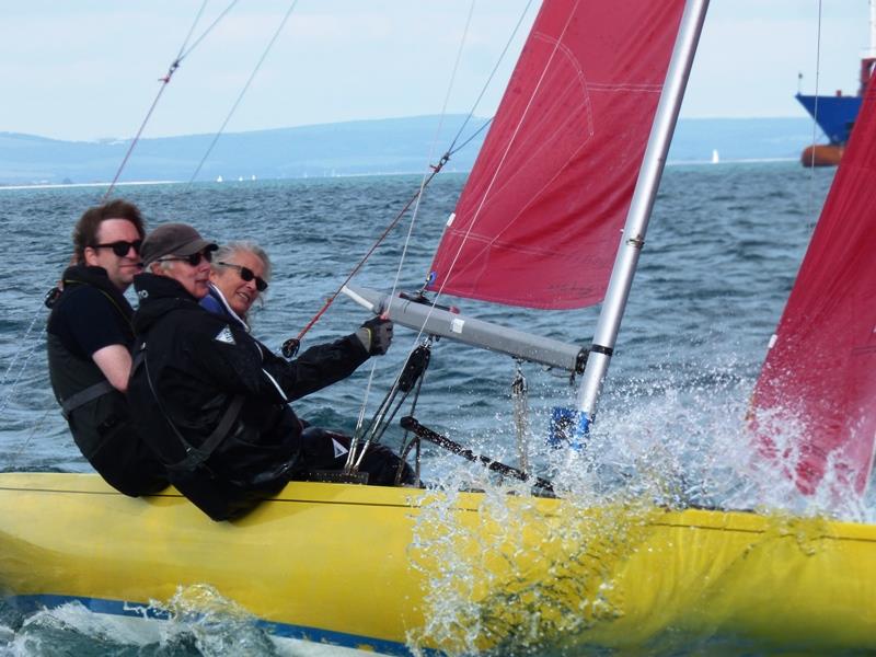 Day 3 of the Bembridge Redwing and One-Design racing weekend in late July 2019 photo copyright Mike Samuelson taken at Bembridge Sailing Club and featuring the Bembridge Redwing class