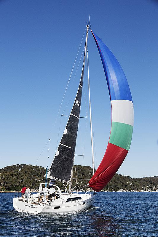 The newly launched Beneteau Oceanis 41.1 Performance showed everyone a clean pair of heels up and down Pittwater photo copyright John Curnow taken at Royal Prince Alfred Yacht Club and featuring the Beneteau class