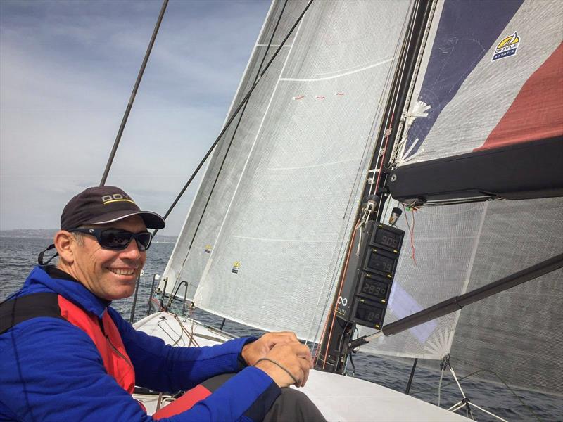 Stuart Bannatyne back onboard with Team Maverick for sail trials in San Diego photo copyright Doyle Sails taken at San Diego Yacht Club and featuring the Beneteau class