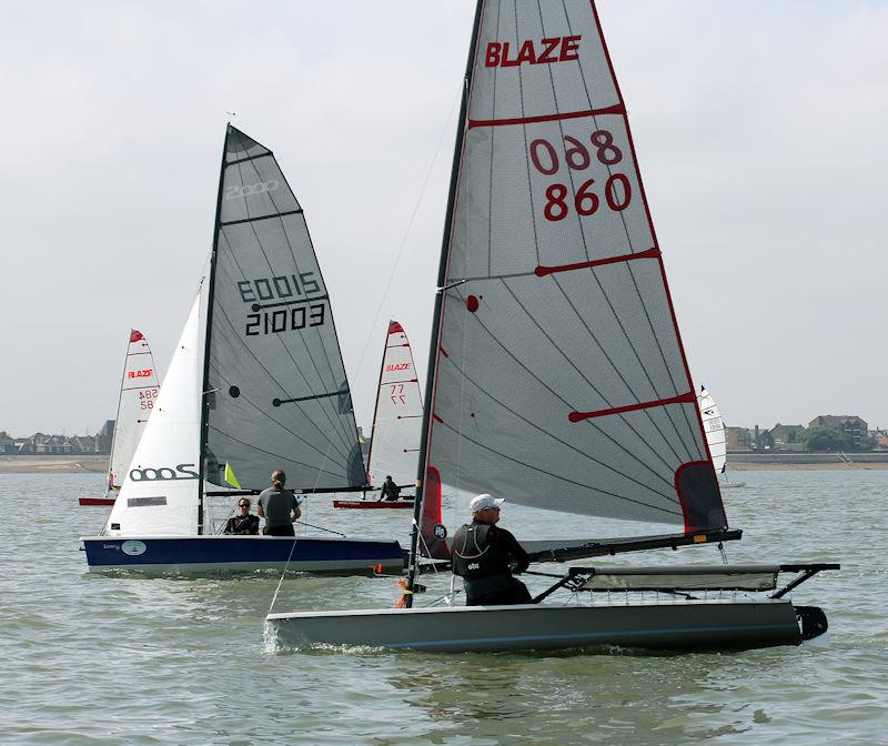 IOSSC Round the Isle of Sheppey Race 2023 photo copyright Nick Champion / www.championmarinephotography.co.uk taken at Isle of Sheppey Sailing Club and featuring the Blaze class