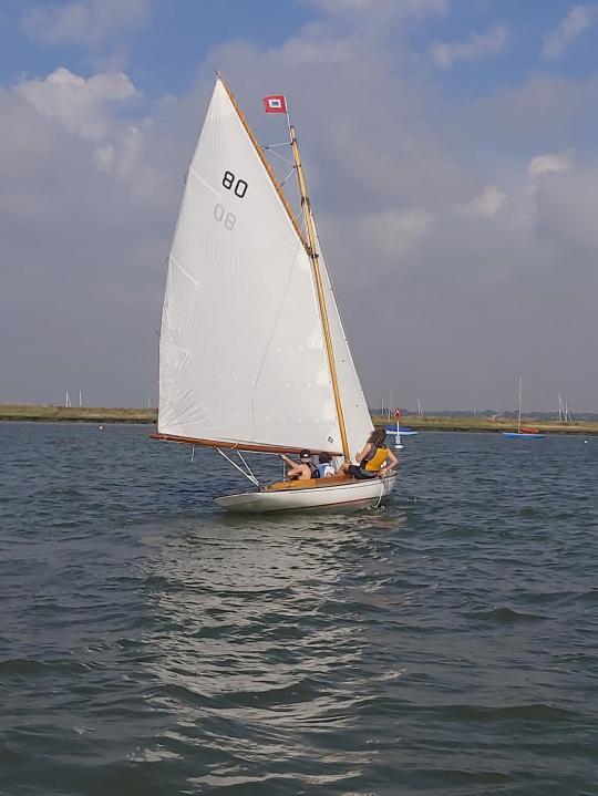 Peregrine helmed by Chris Aitken wins the Broads One Design weekend at Aldeburgh photo copyright AYC taken at Aldeburgh Yacht Club and featuring the Broads One Design class