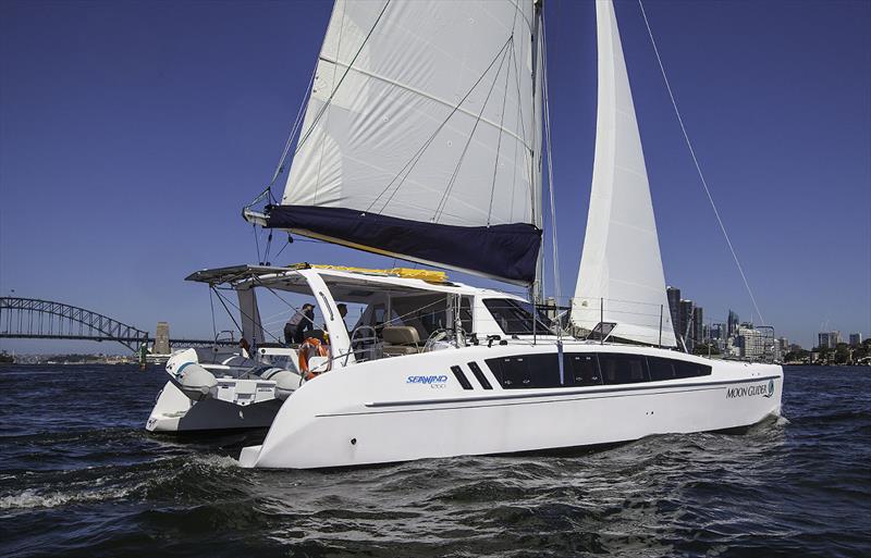 Seawind 1260 is a capable performer, even with the self-tacking jib. - photo © John Curnow