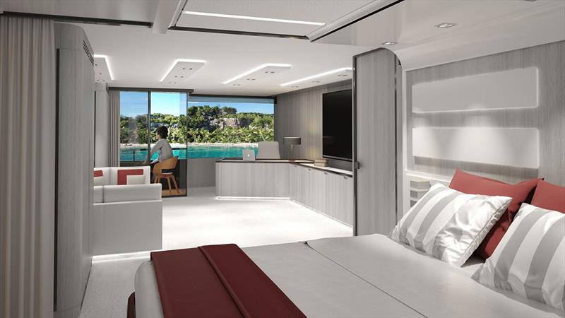 Spaceline 100 Hybrid - CAT Cabina photo copyright Ultimate Catamarans taken at  and featuring the Catamaran class