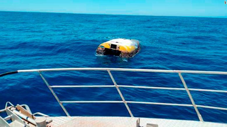 Abby Sunderland's Wild Eyes after being afloat for eight years since she was abandoned in 2010 after being dismasted - seen here near Kangaroo Island - photo © South Australia Police
