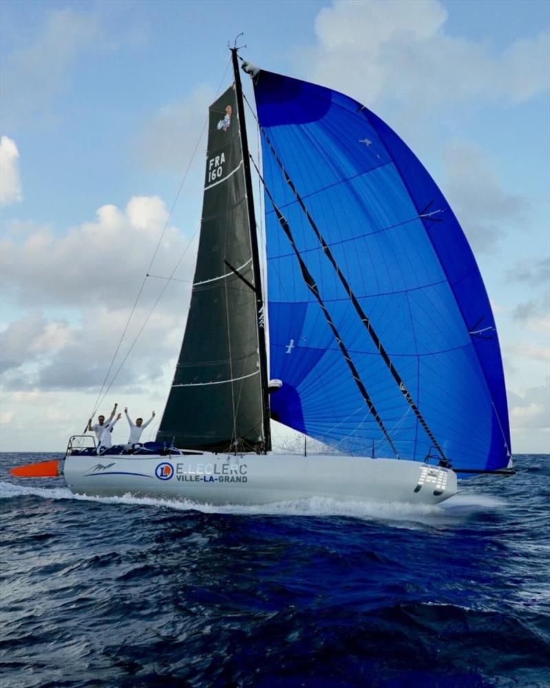 Overall winner of the 2021 RORC Transatlantic Race - Olivier Magre's French Class40 Palanad 3 photo copyright Ed Gifford / RORC taken at Royal Ocean Racing Club and featuring the Class 40 class