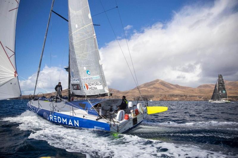 Antoine Carpentier's Class40 Redman was second overall under IRC in the 2021 RORC Transatlantic Race photo copyright James Mitchell / RORC taken at Royal Ocean Racing Club and featuring the Class 40 class