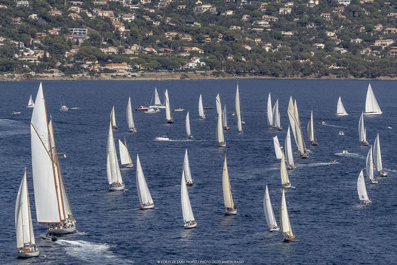 Les Voiles de Saint-Tropez 2019 day 6 photo copyright Gilles Martin-Raget taken at Société Nautique de Saint-Tropez and featuring the Classic Yachts class