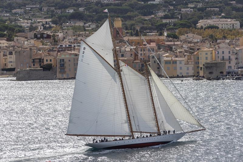 Les Voiles de Saint-Tropez photo copyright Gilles Martin-Raget taken at Société Nautique de Saint-Tropez and featuring the Classic Yachts class