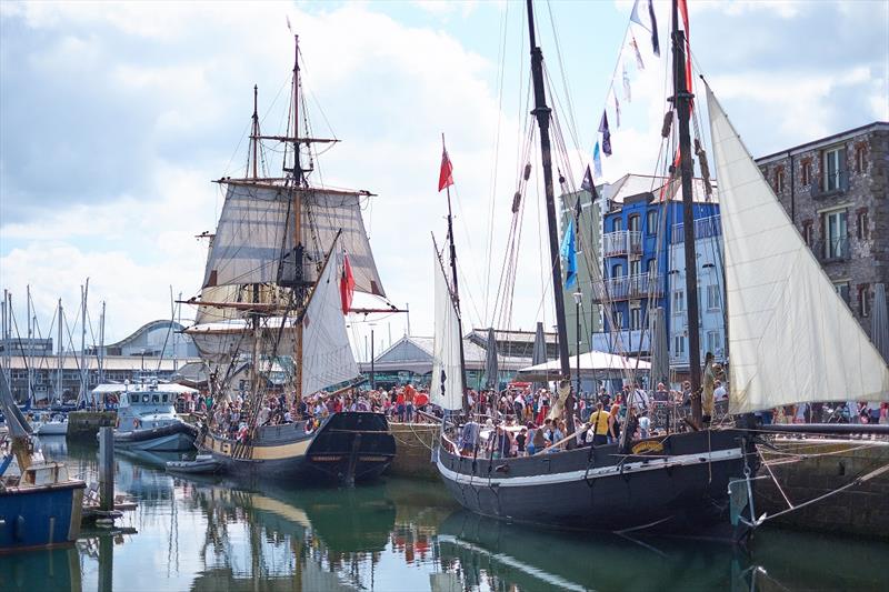Pirates Weekend Plymouth 2019 photo copyright Jason Kiely taken at  and featuring the Classic Yachts class