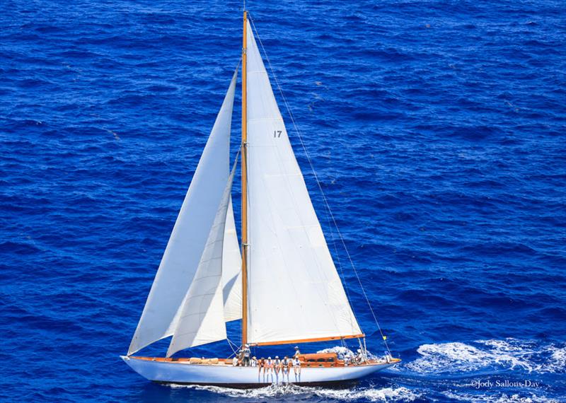 The Blue Peter wins second in the Vintage & Classic class - Antigua Classic Yacht Regatta - photo © Jody Sallons Day