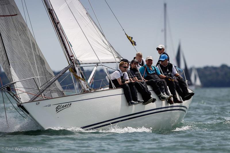 Richard Vanner's Contessa 32 Blanco on day 2 of the Champagne Charlie July Regatta - photo © Paul Wyeth / www.pwpictures.com