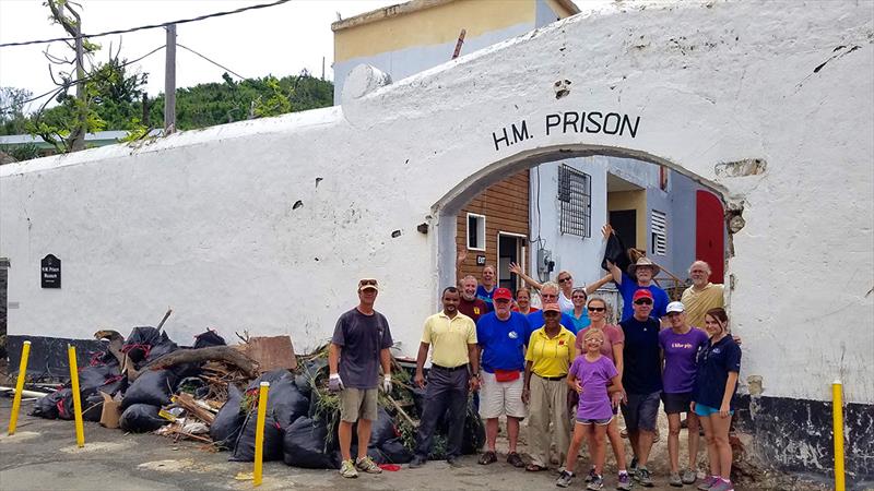 2017 Caribbean 1500 - Road Town Her Magesty's Prison - Volunteer day photo copyright World Cruising taken at  and featuring the Cruising Yacht class