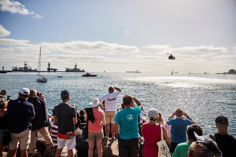 Watching the demonstration from on shore - photo © WCC / James Mitchell Photography