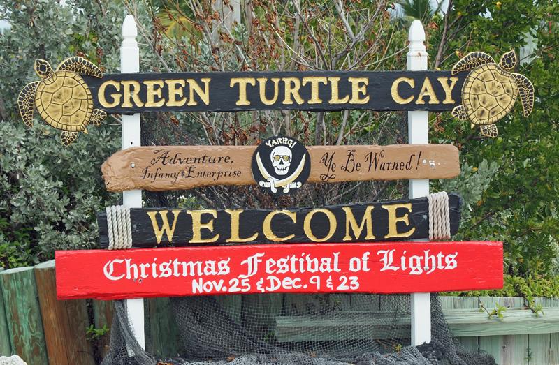 New Plymouth Town, Green Turtle Cay photo copyright SV Crystal Blues taken at  and featuring the Cruising Yacht class