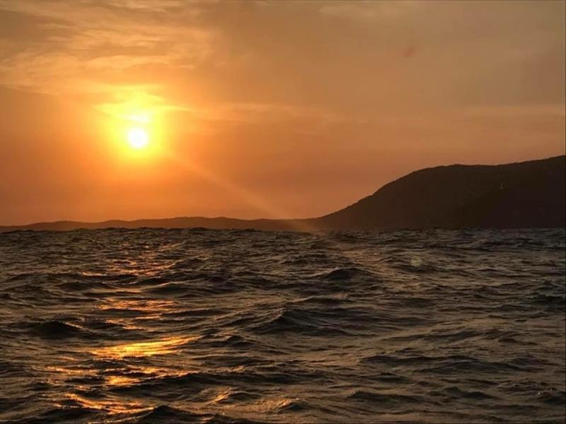 Last sunsets at sea – we'll be back photo copyright Kristen Anderson taken at  and featuring the Cruising Yacht class