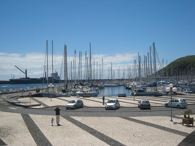 The marina in Horta photo copyright Daria Blackwell taken at  and featuring the Cruising Yacht class