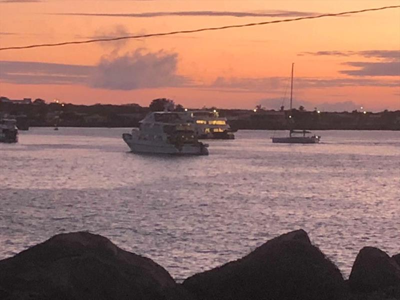 World ARC 2018 - Galapagos - Lunatix arrival photo copyright World Cruising taken at  and featuring the Cruising Yacht class