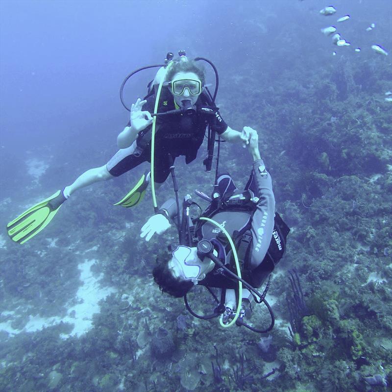 Diving on Valentine's Day in Martinique photo copyright Mission Ocean taken at  and featuring the Cruising Yacht class