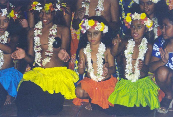 Moorea dance group photo copyright Hugh & Heather Bacon taken at  and featuring the Cruising Yacht class