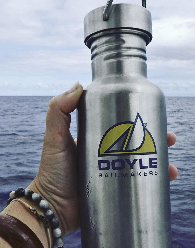 Our plastic-free drinking bottles photo copyright Mission Océan taken at  and featuring the Cruising Yacht class