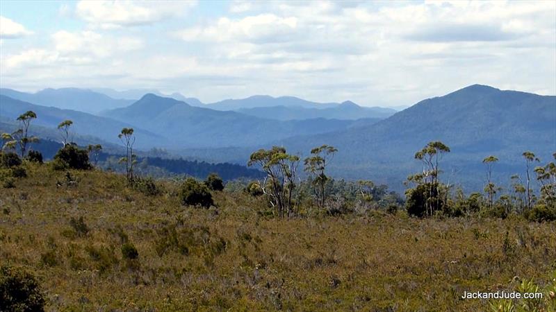 The Franklin Gordon Wild Rivers National Park from the Goulds Track - photo © Jack and Jude