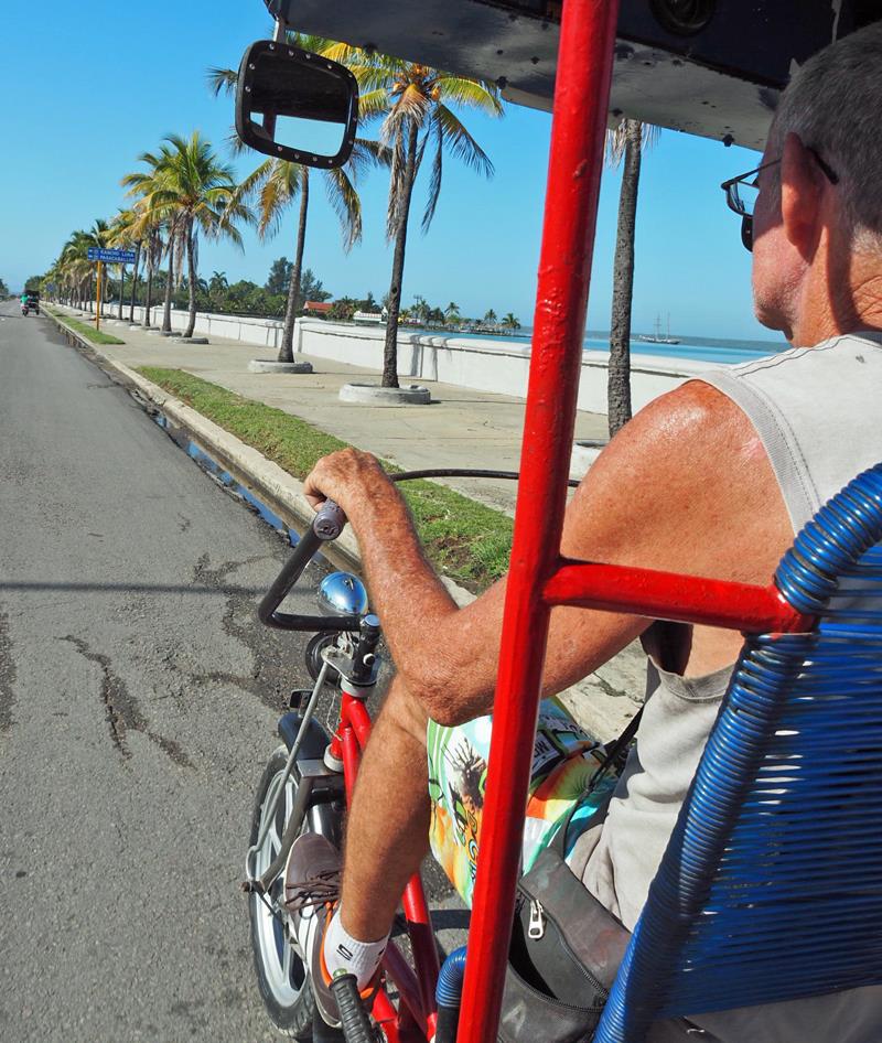 Cuban cruising - Pedi cabs are common and convenient - photo © SV Crystal Blues