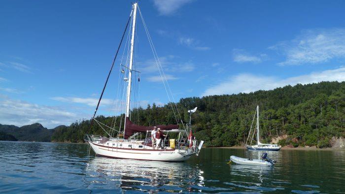 Terrwyn in New Zealand photo copyright Bill Norrie taken at  and featuring the Cruising Yacht class