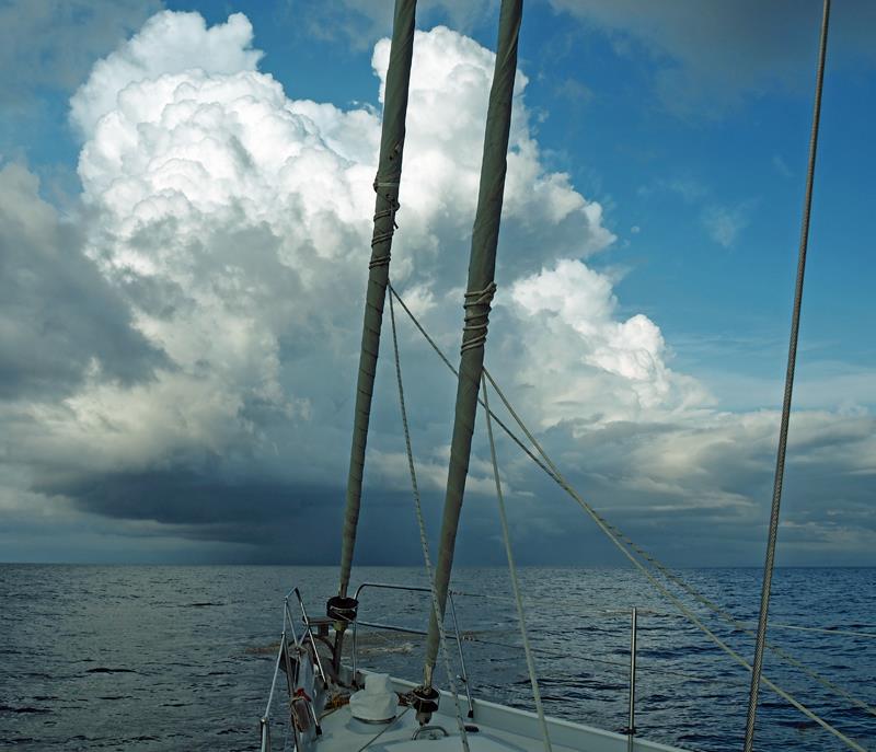 Thunderstorm Formation photo copyright SV Crystal Blues taken at  and featuring the Cruising Yacht class