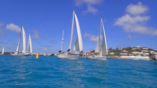 2018 ARC Europe - Bermuda - Start fleet photo copyright World Cruising taken at  and featuring the Cruising Yacht class