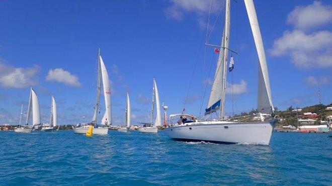 2018 ARC Europe - Bermuda - Start fleet - photo © World Cruising