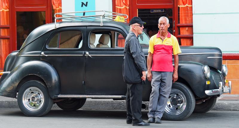 Santiago de Cuba, the only Willys Sedan in Cuba - photo © Neil Langford, SV Crystal Blues