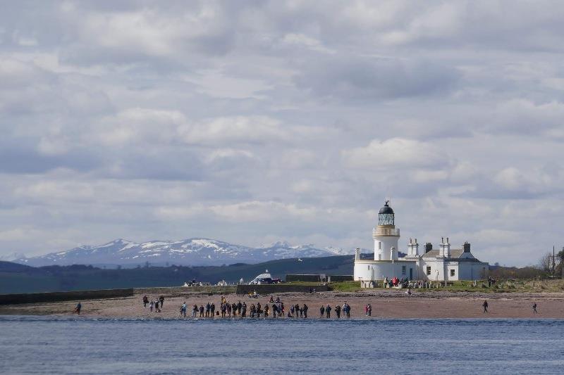 Chanonary Point Lighthouse on the Moray Firth Scotland. 1846 photo copyright SV Taipan taken at  and featuring the Cruising Yacht class