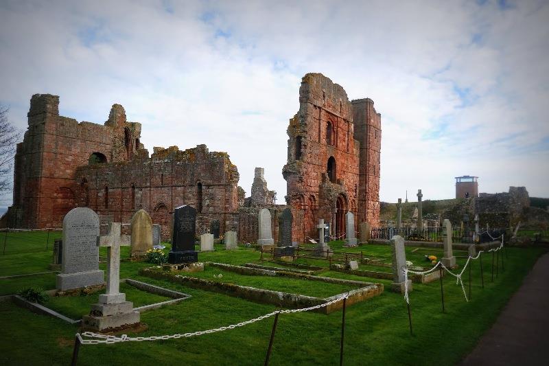 Lindesfarne Priory. Medieval Monastery ruin on Holy Island photo copyright SV Taipan taken at  and featuring the Cruising Yacht class